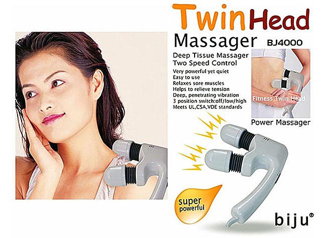 KÉTFEJŰ  MASSZIROZÓ GÉP / TWIN HEAD MASSAGER /