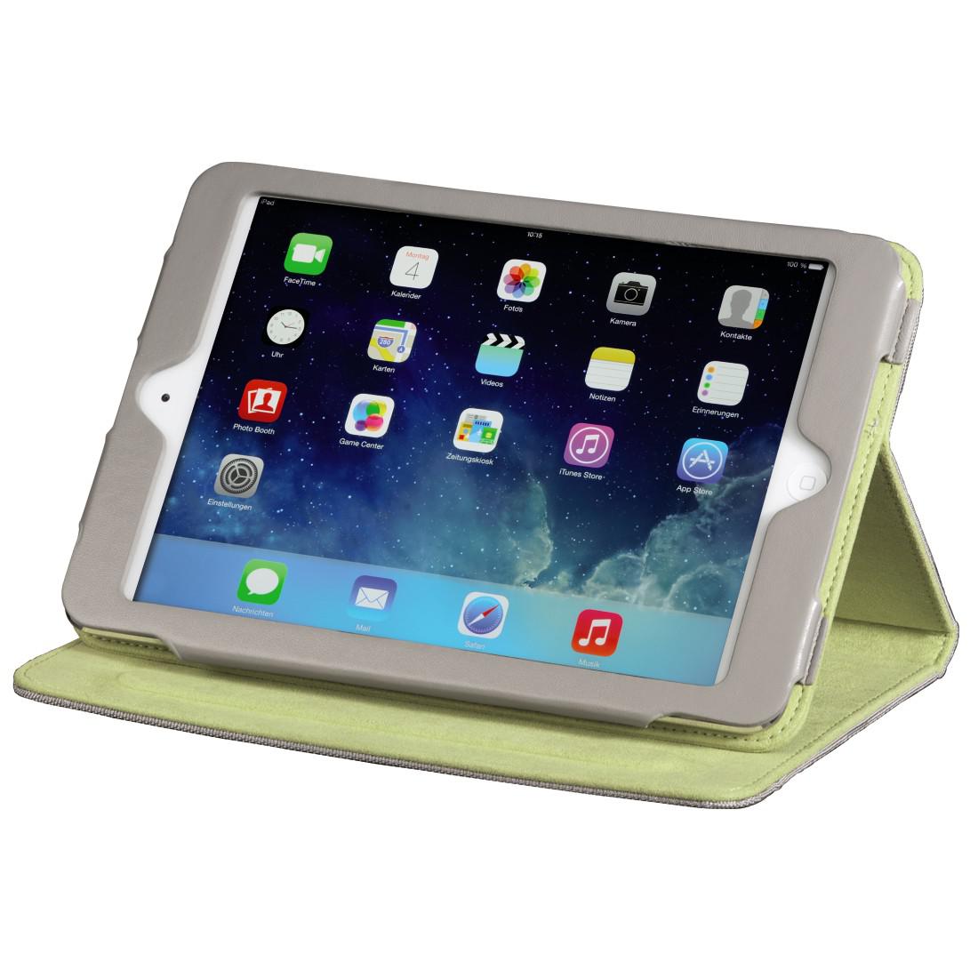 Hama "Lissabon" Portfolio for Apple iPad Air, silver/green 00104647