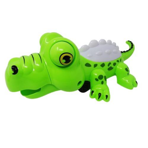 Távirányítós robot krokodil fényekkel