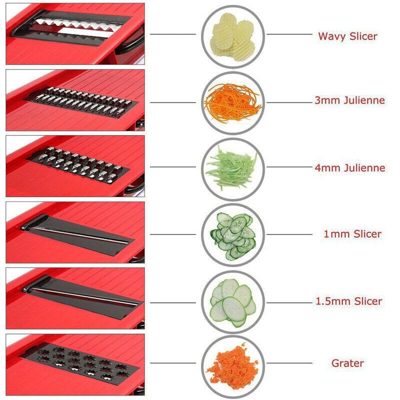 Nicer Dicer "PLUS" Zöldség Szeletelő / Aprító, 10 Az 1-Ben