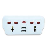 Univerzális hálózati átalakító és elosztó – utazó adapter, dugvilla USB-vel