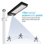 Worth Air Kültéri Napelemes Mozgásérzékelős Utcai LED Lámpa - 240W IP67 távirányítóval