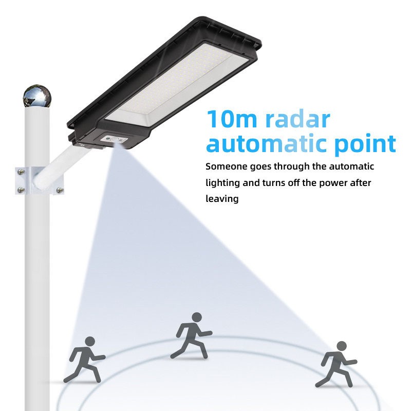 Worth Air Kültéri Napelemes Mozgásérzékelős Utcai LED Lámpa - 240W IP67 távirányítóval
